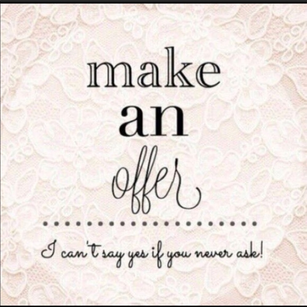 Make me an offer on anything in my closet!